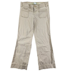 American Eagle Skater Trouser Pants Womens Size 8 Khaki Y2k Baggy Loose 90s Tan